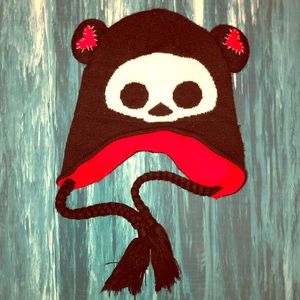 NWOT Skelanimals panda Beanie toboggan hat